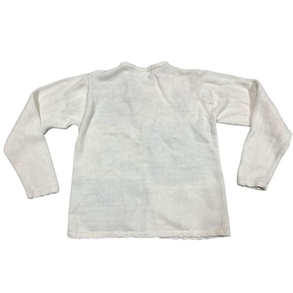 Vintage Haband Embroidered Floral Birds Button Up Cardigan Sweater Size Medium - Picture 3 of 7